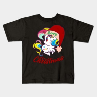 MERRY CHRISTMAS UNICORN 2021 Kids T-Shirt